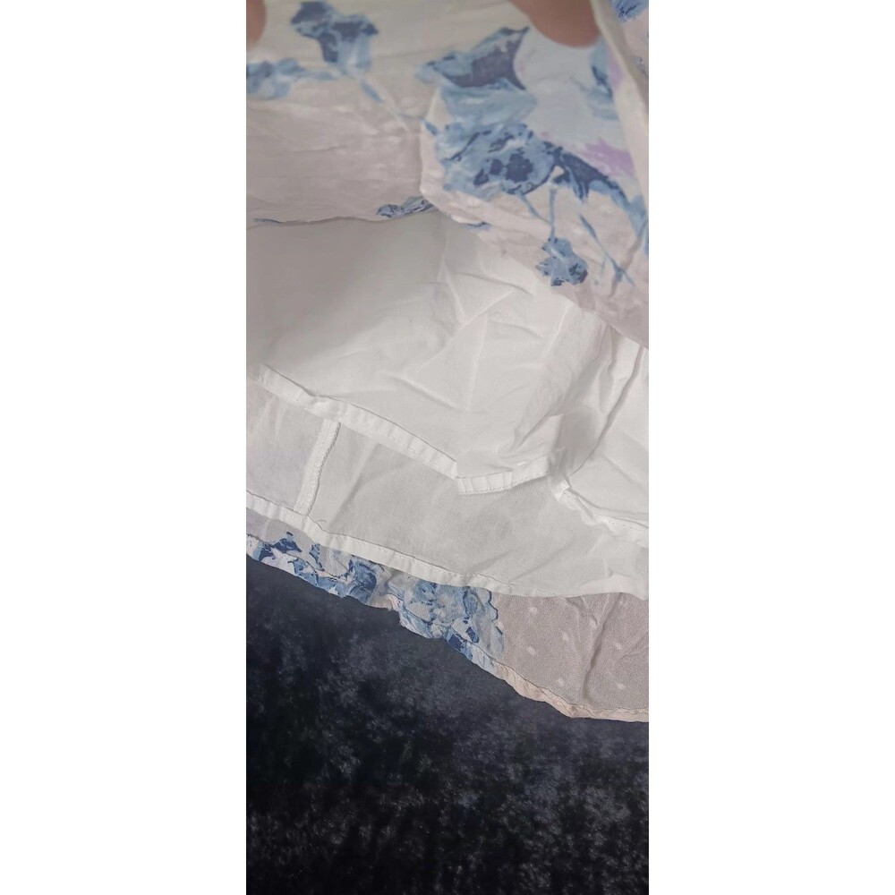 Altard State Sleeveless Swiss Dot Cami Mini Sundress M Floral Tiered Coquette - Picture 8 of 12